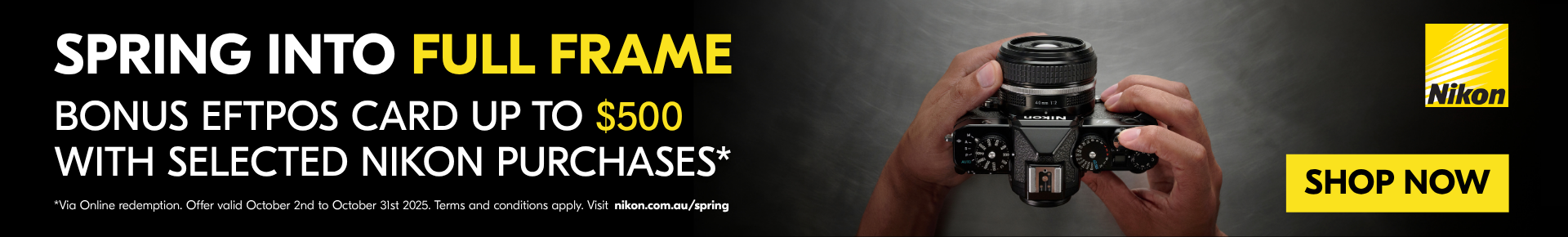 Nikon Spring into Full Frame October 2025